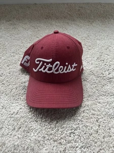 Titleist Pro V1 FJ Golfmütze Small/Medium Stretch Baseballkappe Farbe weinrot - Bild 1 von 7