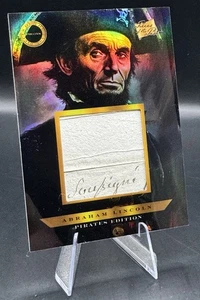 ABRAHAM LINCOLN PIECES OF THE PAST PIRATES EDITION HANDWRITTEN RELIC #647 - Picture 1 of 3