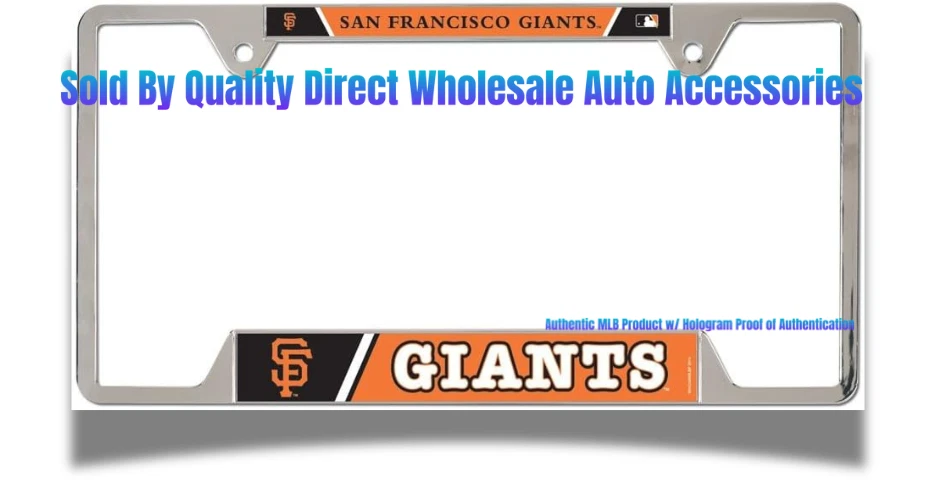 SF GIANTS BASEBALL ✅ AUTÉNTICO MARCO DE MATRÍCULA DE METAL MLB 🚚💨MEJOR REGALO 🎁 Foto 1 de 1