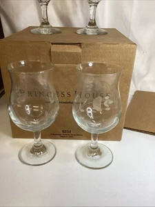 Princess House Heritage 6234 Set Of 4 Beverage Glasses 12oz 7" w/Box - Picture 1 of 7