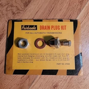 Kit de tapones de drenaje de cárter de aceite de transmisión automática Fairbanks - Imagen 1 de 4