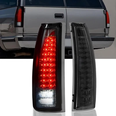 For 1988-1998 Chevy Silverado Tahoe GMC C/K Sierra 1500 Escalade LED Tail Lights - Image 1 of 4