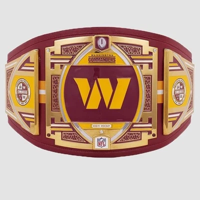 Washington Commanders WWE Championship Belt Legacy Title For Adult Size - Image 1 of 4
