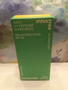 Innisfree Daily UV Defense Sunscreen Broad SPF 36. Full Size, 50 ml/1.69noz - Picture 1 of 3