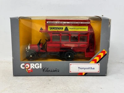 Vintage Corgi Classics Thornycroft Double Decker Bus C858 - Image 1 of 4
