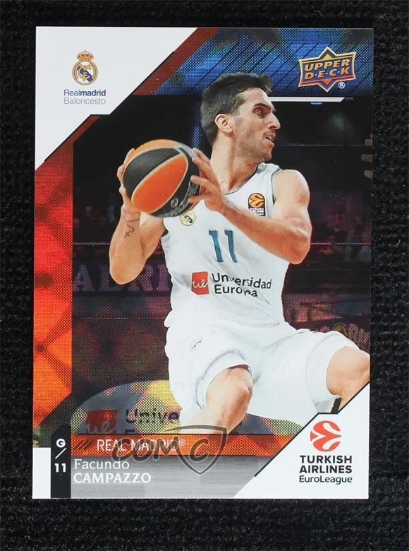 2017-18 Upper Deck Euroleague Rainbow Facundo Campazzo #69 - Image 1 of 2