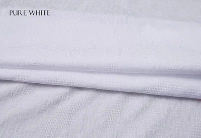 Tela de algodón jacquard de encaje a cuadros vintage de 55"" de ancho por yarda para vestido camisero Foto 1 de 4