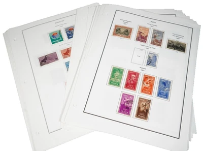 INDIA PAKISTAN 1940s-1970s COLLECTION OF 825+ STAMPS MINT & USED STORED ON PAGES - Image 1 of 4
