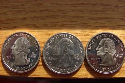 washington quarters 2007-s 2006-s 2020-w - Image 1 of 2