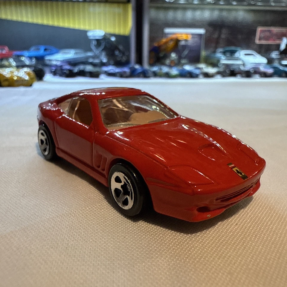 HOT WHEELS FERRARI 550 MARANELLO, 2000 1ST EDITION RED W/SP5 WHEELS LOOSE NICE - Image 1 of 4