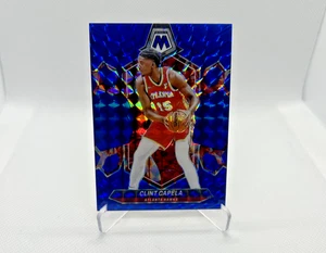 Clint Capela /199 - 2023-24 Panini Mosaic Blue Mosaic Prizm #66 - Hawks - SP - Picture 1 of 2