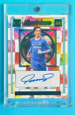 2024-25 Impeccable Chelsea Fernando Torres Illustrious Ink Auto 3/5 - Image 1 of 2