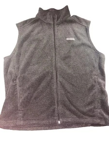 Columbia Pullover Weste Herren XL grau anthrazit leicht Freizeit Full Zip Fleece - Bild 1 von 8