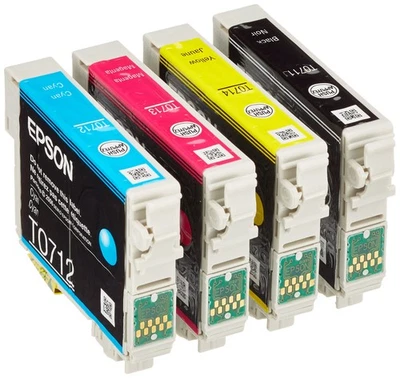 Epson Multipack T0715 Ink Cartridge - 1 x Black, Cyan, Magenta, Yellow - 430 Pag - Bild 1 von 3