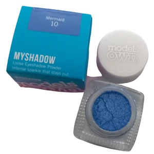 Models Own MyShadow Loose Eyeshadow Powder 10 Mermaid Blue - Picture 1 of 24
