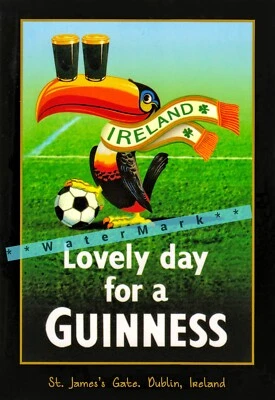 Ireland Football Lovely Day Toucan Vintage Poster Print Retro Style Décor Art - Image 1 of 4