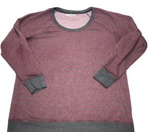 Women's Maurices Sweater Sweatshirt Plus Size 2 Maroon Multicolored - Picture 1 of 3