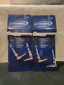Livewire Advantage 12" Inch 1 Ft. Instrument Cable X 2 - Picture 1 of 5