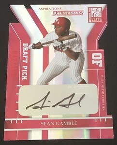 2004 Donruss/Playoff Baseball Autograph Trading Card #292 Sean Gamble 042/100