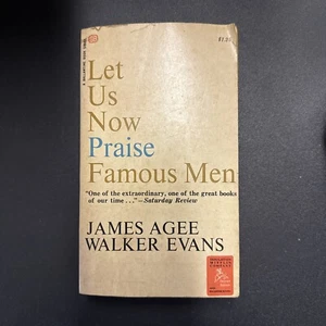 Let Us Now Praise Famous Men, by James Agee & Walker Evans, Vintage PB 1966 - Foto 1 di 5