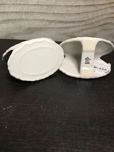 2 Piece Hearth and Hand Magnolia Stoneware Place Holder Napkin Holder - Picture 1 of 5