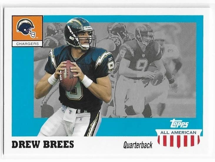 DREW BREES 2003 Topps All-American card #84 New Orleans Saints Chargers NR MT - Image 1 of 1