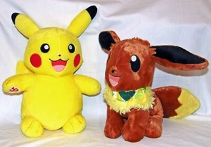 Build A Bear Pikachu Eevee Pokémon Plush Stuffed Plush Large WEIGHTED PIKACHU - Bild 1 von 5