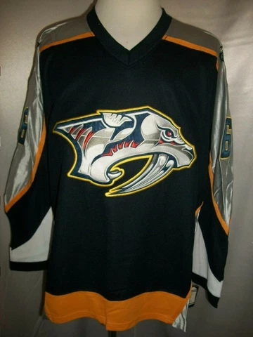 Shea Weber Nashville Predators Blue & Silver "2005-07 Throwback" CCM NHL Jersey Cover