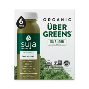 Jugo verde Uber prensado en frío orgánico Suja, 6 botellas x 10,5 fl oz - Imagen 1 de 7