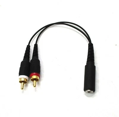 Adaptador conector Sennheiser 3,5 mm para RCA - POLEGADAS para sistema de audição de TV 549352 - Imagem 1 de 2