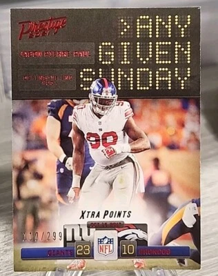 Jason Pierre-Paul 2021 Prestige Any Given Sunday Red /299 #AGS-JPP NY Giants - Image 1 of 2