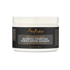 Shea Moisture African Black Soap Bamboo Charcoal Purification Masque 340g  - Picture 1 of 1