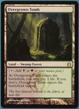 Overgrown Tomb Return to Ravnica NM Land Rare MAGIC CARD (ID# 249545) ABUGames