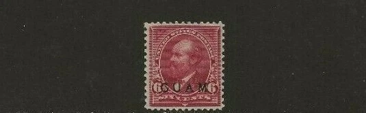 US Stamp Guam #6 Fine/Very Fine MH Cat. Value $125.00             #689 - Image 1 of 1