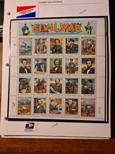 U.S. Stamp Sheet of (20), 32c, M/NH 20ct, Scott# 2975, Civil War 1995 - Picture 1 of 1