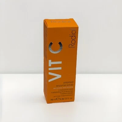 Rodial Vit C Papaya Enzyme Scrub 70 ml / 2.36 fl oz New In Box Brighten & Renew - Image 1 of 4