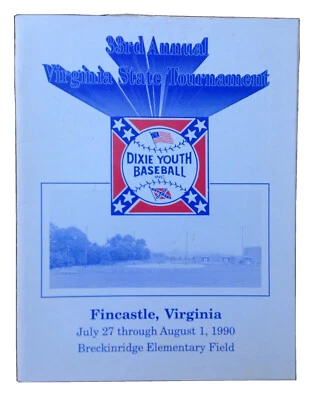 Programa de torneos de béisbol juvenil Dixie 1990, Fincastle, VA Foto 1 de 2