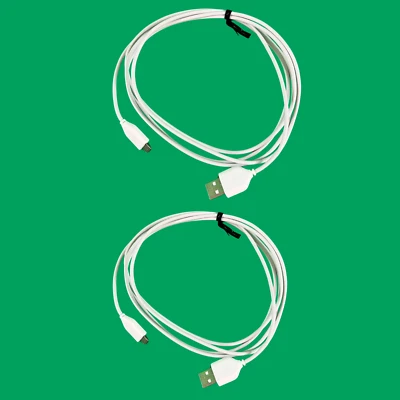 2 Pack USB Type A to Micro-B / Charging & Data Transfer / USB Cable / 6Ft / 72" - Image 1 of 3