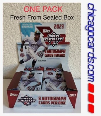 2023 Topps Pro Debut HOBBY Jumbo Pack Look4 Rookie AUTO - Image 1 of 4