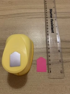 New Woodware 1.5” Tag Craft Punch. P&P Can Be Combined - Picture 1 of 5