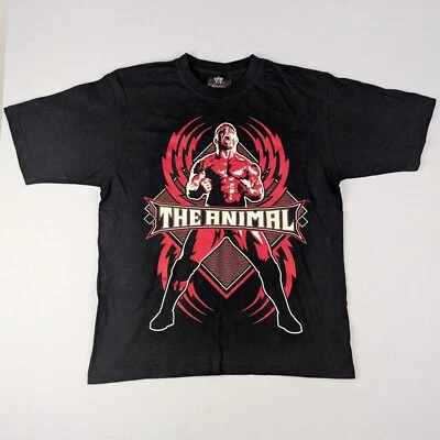 Camiseta negra mediana WWE Batista 'The Animal' camiseta auténtica merchand Foto 1 de 4