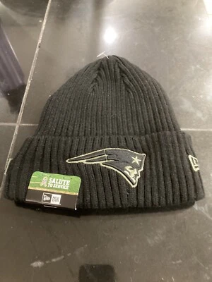 PARA HOMBRES NEW ENGLAND PATRIOTS New Era GANIE Salute To Service BLACK OUT EE. UU. NUEVO CON ETIQUETAS Foto 1 de 4