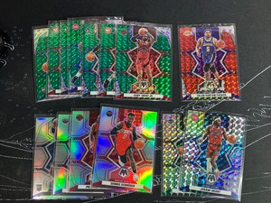 2021-22 Mosaic NBA Red Green Silver Prizm Holo Parallel Pick your card