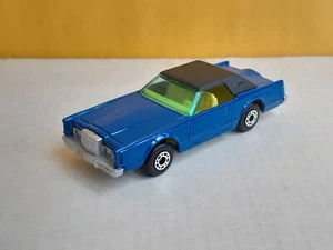 Matchbox Superfast Lincoln Continental blue Bulgarian base 1979 - Picture 1 of 10