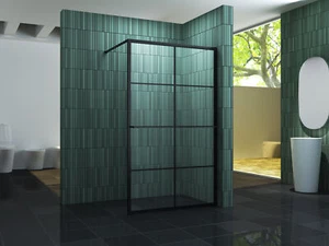 Duschwand LOFT 10mm Glas Duschtrennwand Duschabtrennung Walk-In Dusche - Bild 1 von 9