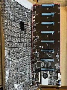 BTC-S37 Mining Motherboard 8 GPU Memory Slot Card CPU DDR3 HDMI - Picture 1 of 1