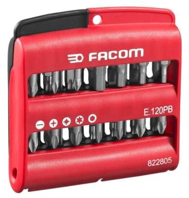 Facom® 28 Piece High Performance Screwdriver Bit Set with Case E.120PB - Image 1 of 4