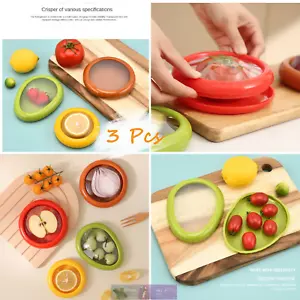 🍋Food Fruit Preservation Box with Silicone Film Mini Sealed Refrigerator 🍓 - Picture 1 of 14