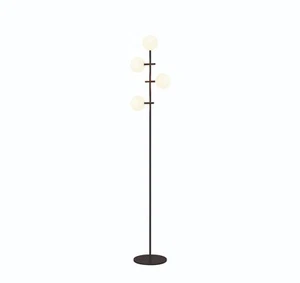 Lampada da terra a led piantana design moderno nero 4 luci MN-495 - Picture 1 of 3