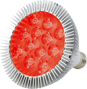 12W Red 620-630Nm PAR38 LED Grow Light Bulb for Flowering